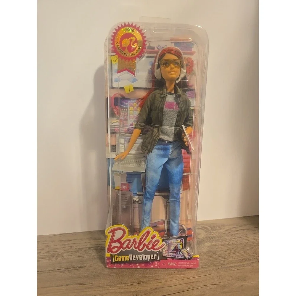 Barbie 2015 Game Developer Doll New in Original Package Discontinued Career Year